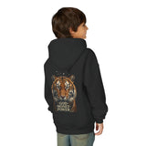 Tiger 'God Money Power' Youth Hoodie — Bold Graphic Pullover for Kids