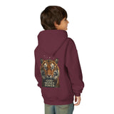 Tiger 'God Money Power' Youth Hoodie — Bold Graphic Pullover for Kids