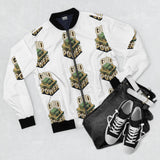 God Power Bomber Jacket — Graphic All-Over-Print Men's Jacket