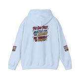 Motivational Hoodie — "Put God First: Hustle for the Money, Put Yourself in Power"