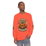 God Money Power- Halloween Pumpkin Long Sleeve Tee
