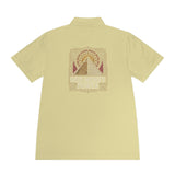 God Money Power Pyramid Polo — Men's Spiritual Graphic Sport Polo