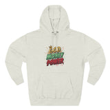 God Money Power Hoodie — Graphic Fleece Pullover with Crown Logo