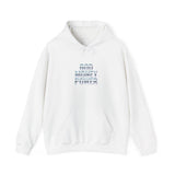 Hoodie — "God Money Power" Chrome Text Pullover