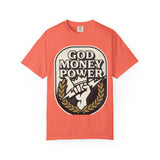 God Money Power Graphic T-Shirt
