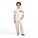 GMP Logo Youth Polo Shirt - Red Branding DryBlend® Kids Jersey Polo