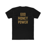 God Money Power Tee — Bold Faith & Hustle Graphic T-Shirt