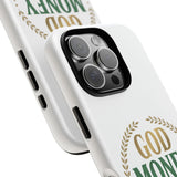 Phone Case — "God Money Power" Inspirational Religious Design