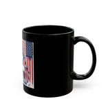 God, Money & Power Mug — Patriotic Street Art Coffee Cup