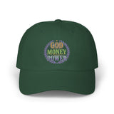 God Money Power- Embroidered Dad Cap