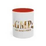 God Money Power (GMP) Accent Coffee Mug — Inspirational Religious Coffee Cup