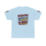 Inspirational Graphic Tee — "Put God First, Hustle for the Money, Put Yourself in Power"