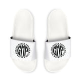 Men's Slide Sandals with Removable Strap — Monogram Logo Casual Pool Slides