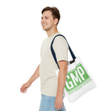 GMP 'God Money Power' Tote Bag - Bold Green Logo Canvas Tote