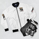 Bomber Jacket — GMP "God Money Power" Eagle Graphic