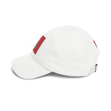 Dad Cap with Red Retro Santa Embroidered Patch