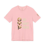 GVP 'God Money Power' Graphic Tee – Gold Lettering Christian Streetwear
