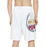 God Money Power Athletic Shorts — Men's Sports Shorts with Bold Crest Design