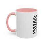 Coffee Mug — 'God Money Power' Bandana Jesus Black Accent Mug (11/15oz)