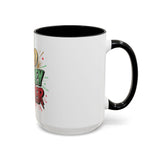 God Money Power Accent Coffee Mug — Bold Motivational Religious Coffee Cup (11/15oz)