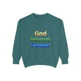 God Money Power Sweatshirt — Inspirational Faith & Wealth Crewneck