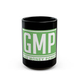 GMP 'God Money Power' Black Coffee Mug - Motivational Faith & Wealth Ceramic Mug (11oz/15oz)