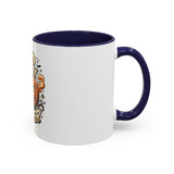 God Money Power- Pumpkin Coffee Mug — Halloween Accent Mug (11/15oz)