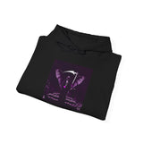 Angel Of Death Hoodie — Purple Gothic Angel Graphic Sweatshirt