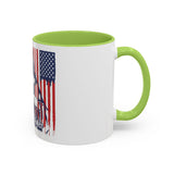God, Money, Power Coffee Mug — Patriotic Street Art Accent Mug (11/15oz)
