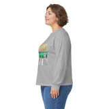 God Money Power Long Sleeve Tee — Inspirational Faith & Wealth Graphic Shirt