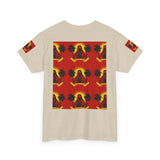 Surf Saint T‑Shirt — Vintage Palm Beach Vibes ("Our Savior Protects" Banner)