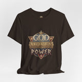 God Money Power Graphic Tee