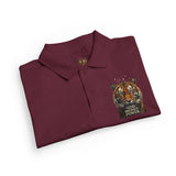 Youth Polo Shirt - Tiger Graphic "God • Money • Power"