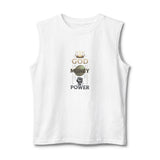 God Money Power Muscle Tank — Inspirational Faith & Hustle Graphic Tank Top