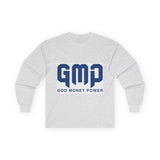GMP God Money Power Long Sleeve Tee — Bold Faith & Prosperity Shirt