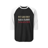 Unisex Three-Quarter Sleeve Raglan Shirt