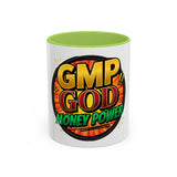 GMP God Money Power Coffee Mug – Bold Comic-Style Accent Mug (11/15oz)