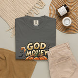 God Money Power- Halloween Pumpkin Graphic T-Shirt