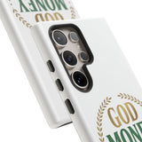 Phone Case — "God Money Power" Inspirational Religious Design