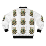 God Power Bomber Jacket — Graphic All-Over-Print Men's Jacket