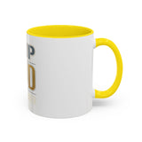 GMP GOD Money Power Accent Coffee Mug — Motivational Office Gift (11/15oz)