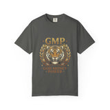 GMP Tiger Crest T‑Shirt — "God Money Power" Graphic Tee