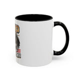 GMP ‘God Money Power’ Accent Coffee Mug - Bold Eagle Graphic 11/15oz