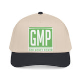 GMP 'God Money Power' Mid Profile Baseball Cap — Retro Logo Trucker Hat