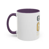 GMP GOD Money Power Accent Coffee Mug — Motivational Office Gift (11/15oz)