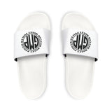 Men's Slide Sandals with Removable Strap — Monogram Logo Casual Pool Slides