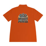 God Money Power Polo Shirt — Men's Motivational Sport Polo