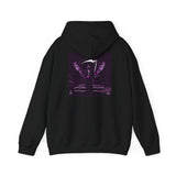 Angel Of Death Hoodie — Purple Gothic Angel Graphic Sweatshirt