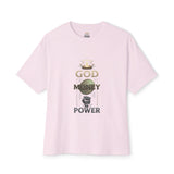 God Money Power Tee — Graphic Oversized Boxy Shirt