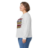 Inspirational Long Sleeve Tee — “Put God First, Hustle for the Money, Put Yourself in Power”